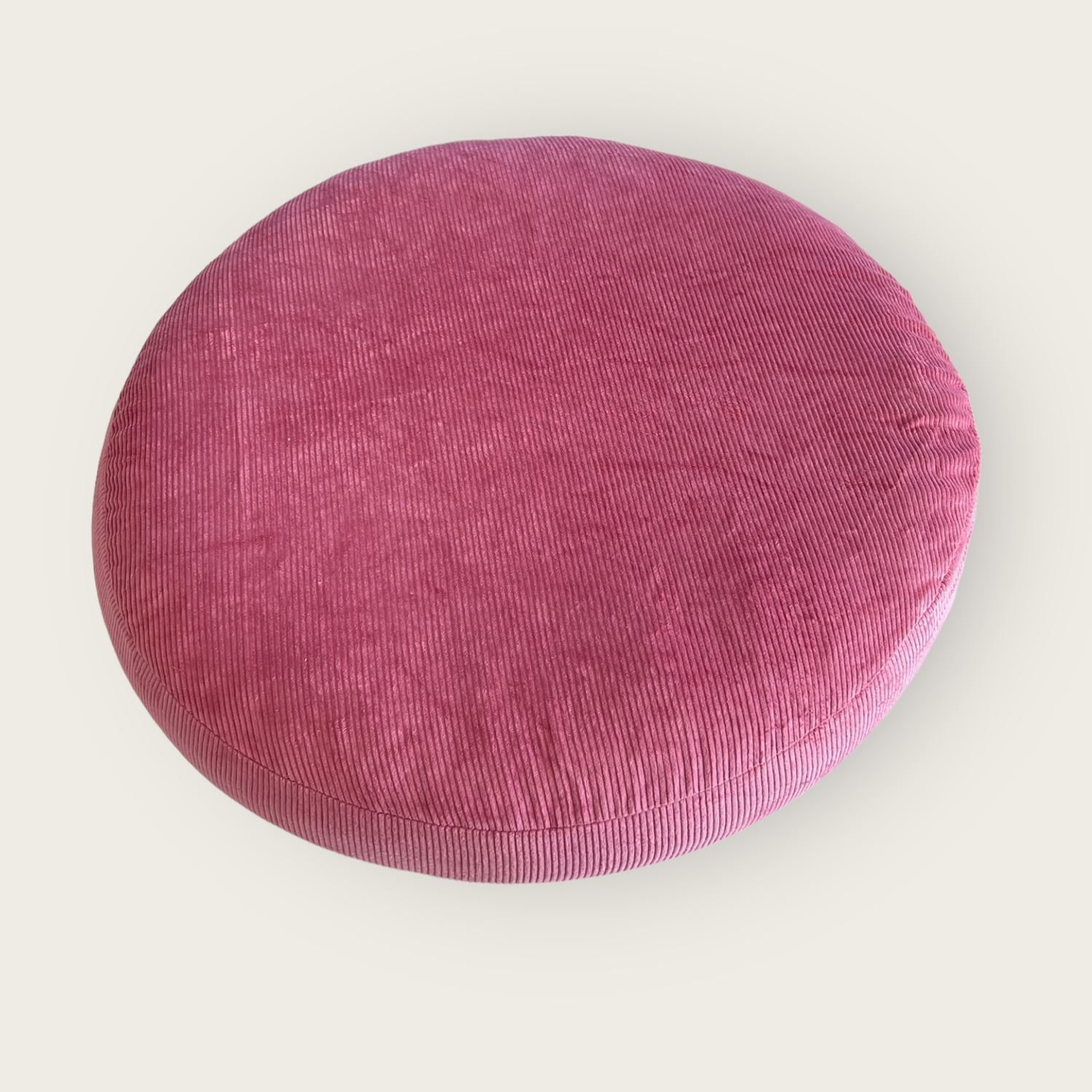 Flocke Ersatzbezug SOFORTKAUF // 90er Durchmesser // Cord Altrosa // Spannbezug