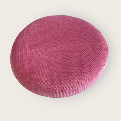 Flocke Ersatzbezug SOFORTKAUF // 90er Durchmesser // Cord Altrosa // Spannbezug