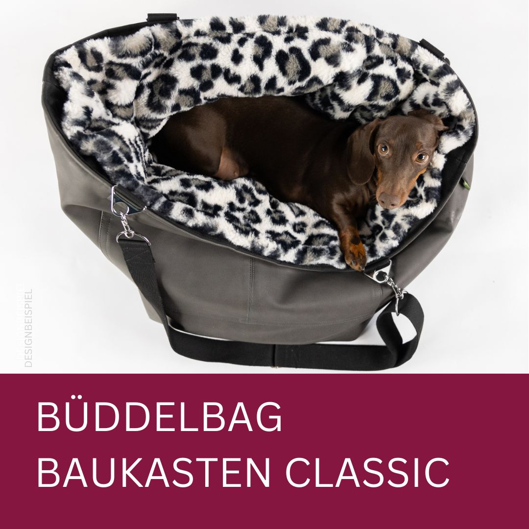 BÜDDELBAG CLASSIC BAUKASTEN // Aussen Kunstleder oder Softshell mit individuellem Wechsel-Inlet und verstellbarem Schultergurt