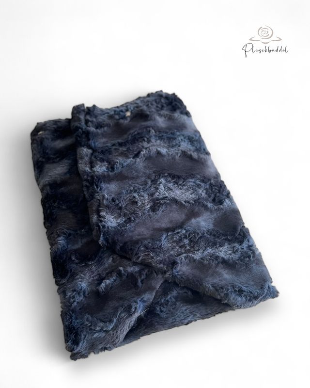 WECHSEL-INLET SOFORTKAUF // Grösse Quadrat //  Kunstfell Wild Rabit Space // OHNE Büddelbag, Henkel, Deko etc.