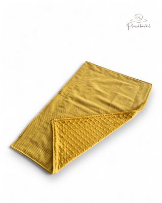SOFAPOFA INDOOR CLASSIC ungefüttert // Cord Okker mit Minky Dots Gold // ca. 65x45 cm // SOFORTKAUF