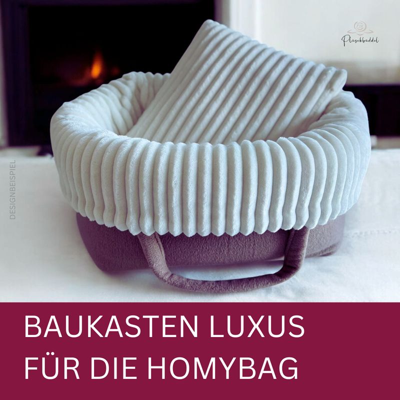HOMYBAG LUXUS BAUKASTEN // Unsere schlichte Büddelbag für Indoor ganz individuell nach deinem Geschmack
