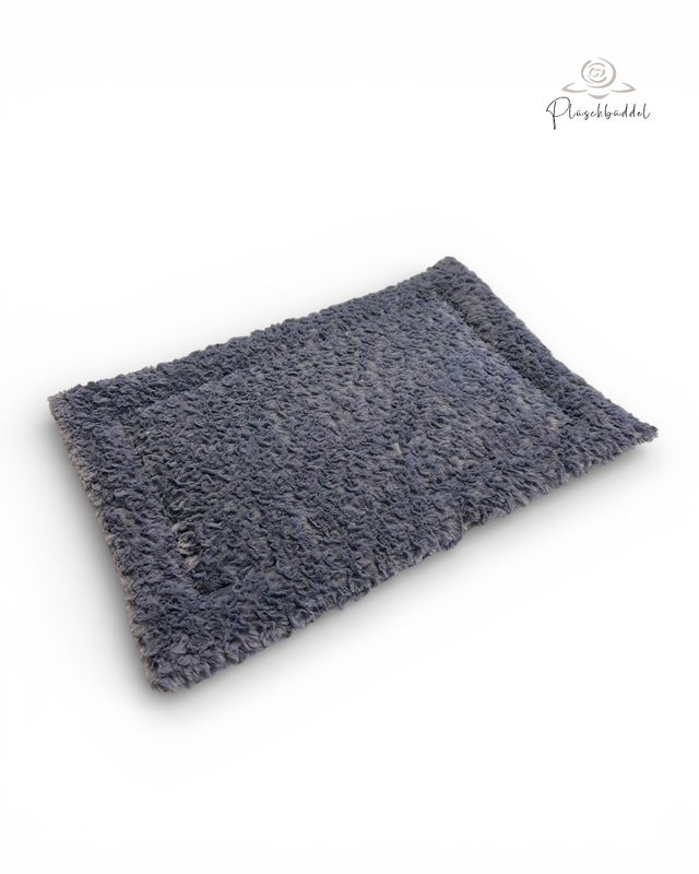 SITZKISSEN KLEINE MATTE // ca. 44x66 cm // Softshell Wale und Mantas mit Flausch Cappuccino