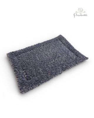 SITZKISSEN KLEINE MATTE // ca. 44x66 cm  // Softshell Wale und Mantas mit Flausch Cappuccino