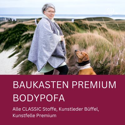 BODYPOFA BAUKASTEN LUXUS// Poncho, Cape, Überwurf zum Wenden für Zweibeiner selbst zusammen stellen // Optional mit Druckknopf
