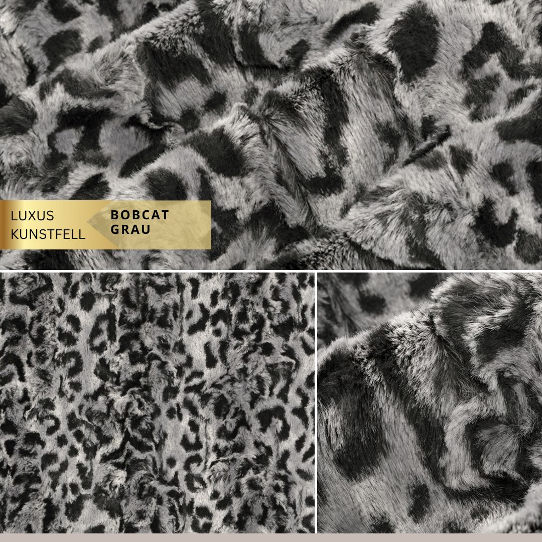 Kunstfell BOBCAT // Meterware à 0,5 Meter pro Stück // von Shannon Fabrics