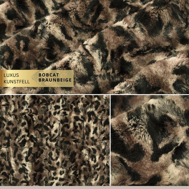 Kunstfell BOBCAT // Meterware à 0,5 Meter pro Stück // von Shannon Fabrics