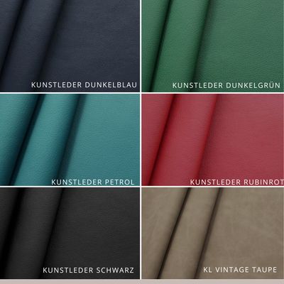 KUNSTLEDER // Stoffmuster bestellen // KATEGORIE PREMIUM (bei Büddelbgas, dort bereits ab CLASSIC)