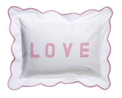 LOVE Standard Sham - Pair