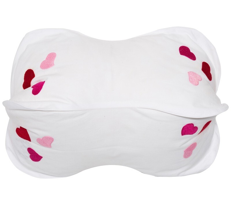 Trio of Hearts Royal Peanut Pillow