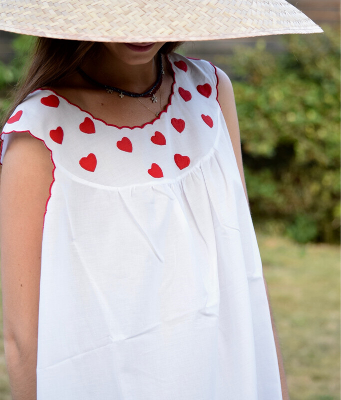 Hearts Shift Nightgown