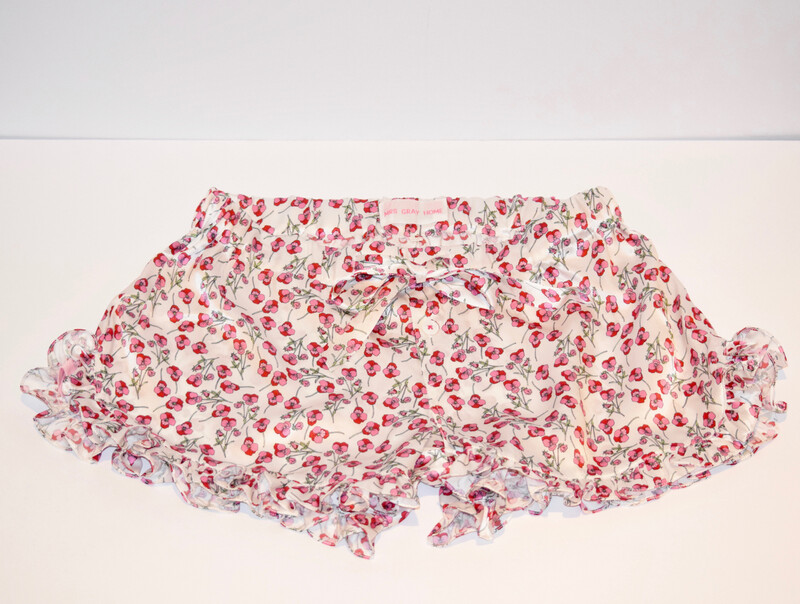 Silk Frilly Shorts
