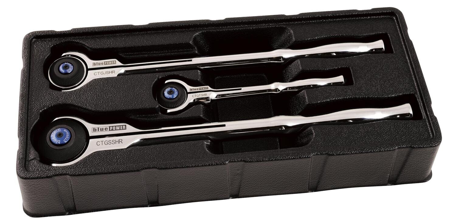 CTG3SHST 3 Piece 100T Swivel Ratchet Set