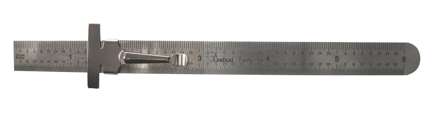 CE6515 - 6" Flexible Pocket Rule, 64ths & 1mm