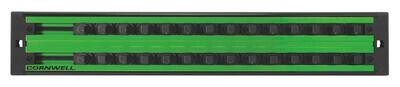 MSCLASDR38G - 3/8" Drive Double Row Lock-A-Socket Tray, Green