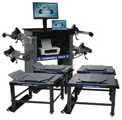 CMBCDWA1000CWAS - Complete Wireless CCD Wheel Alignment System with Wheel Stands