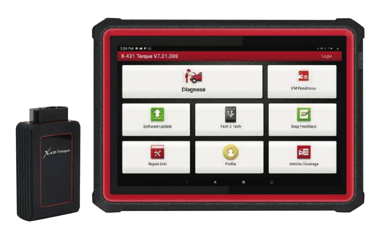 LCHTORQUE3 X431 Torque III 10" Enhanced Wireless Scan Tool