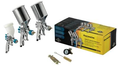 DEV802789 - 3 Gun StartingLine® Gravity Feed Spray Gun Kit