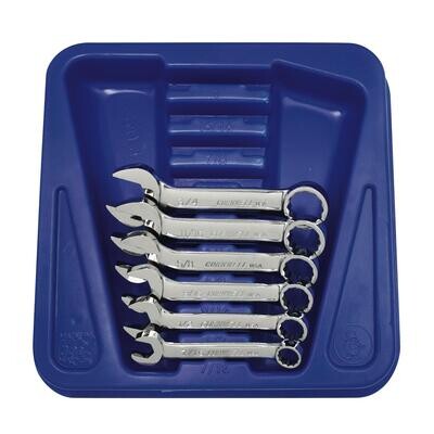 WCXS16ST - 6 Piece Extra Short Combination Wrench Set, 12 Point