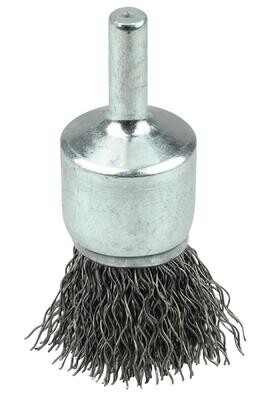 AN10008 - 3/4" Crimped Wire End Brush, .020" Steel Fill