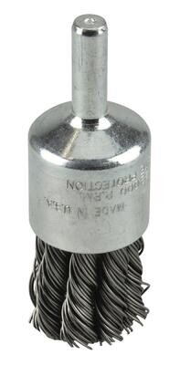 AN10028 - 1-1/8" Knot Wire End Brush, .020 Steel Fill