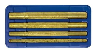 ZZBPP4S - 4 Piece 8” Brass Pin Punch Set