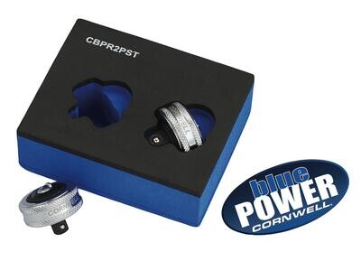 CBPR2PST - 2 Piece bluePOWER® Round Head Thumbwheel Ratchet Set