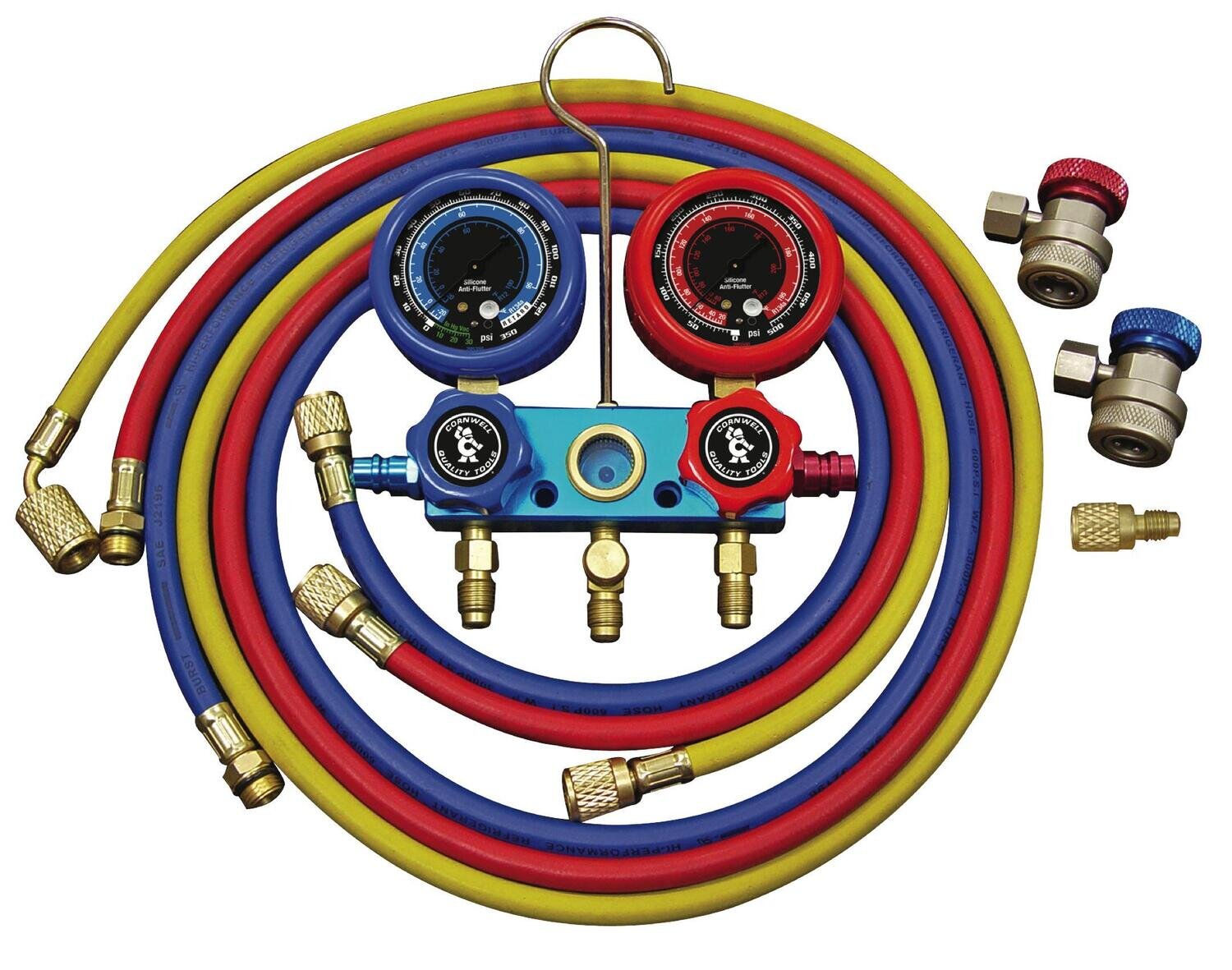MCL293996PB R12 / R134a Manifold Gauge Set with 96” Hoses