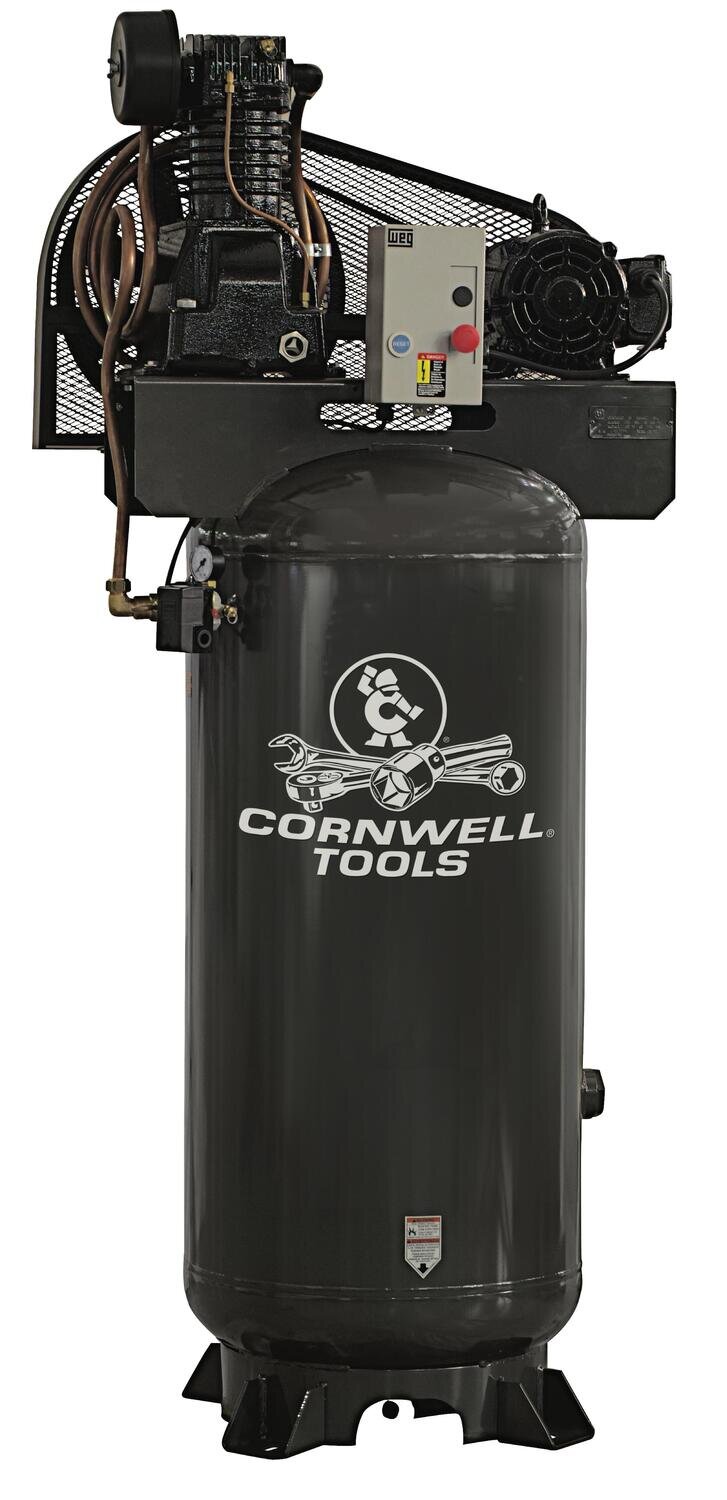 SOACW580VL30X1 - 5 HP Air Compressor, 80 Gallon Vertical
