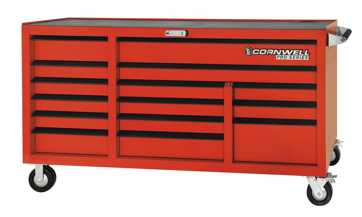 CTSPSR7615KA - PRO SERIES® 76” 15-Drawer Triple Bank Cabinet, Atomic Orange