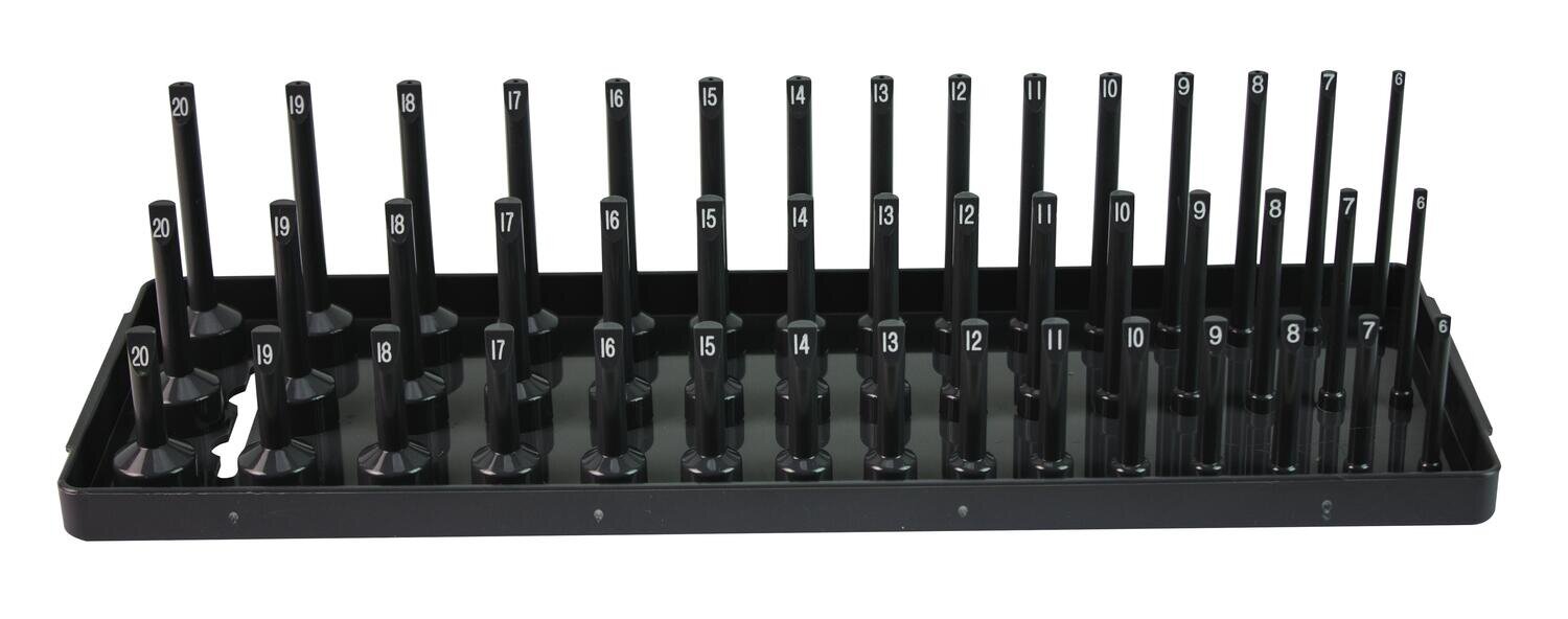 HA38023 3 8 Drive Metric Three Row Socket Holder