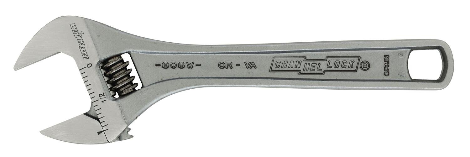 CL806W - 6.25" Chrome Adjustable Wrench