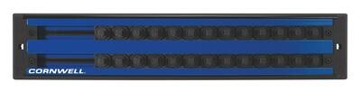 MSCLASDR25B - 1/4" Drive Double Row Lock-A-Socket Tray, Blue