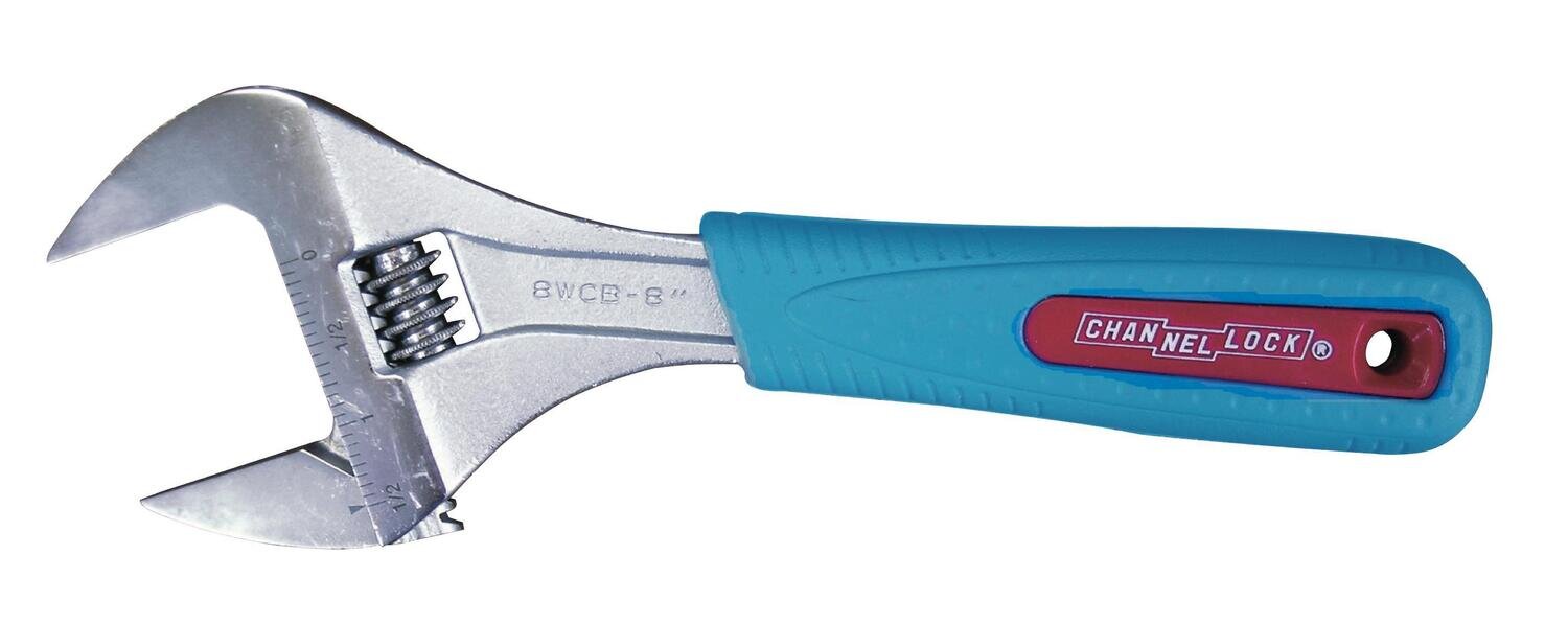 CL8WCB - 8” Extra Wide Jaw Adjustable Wrench