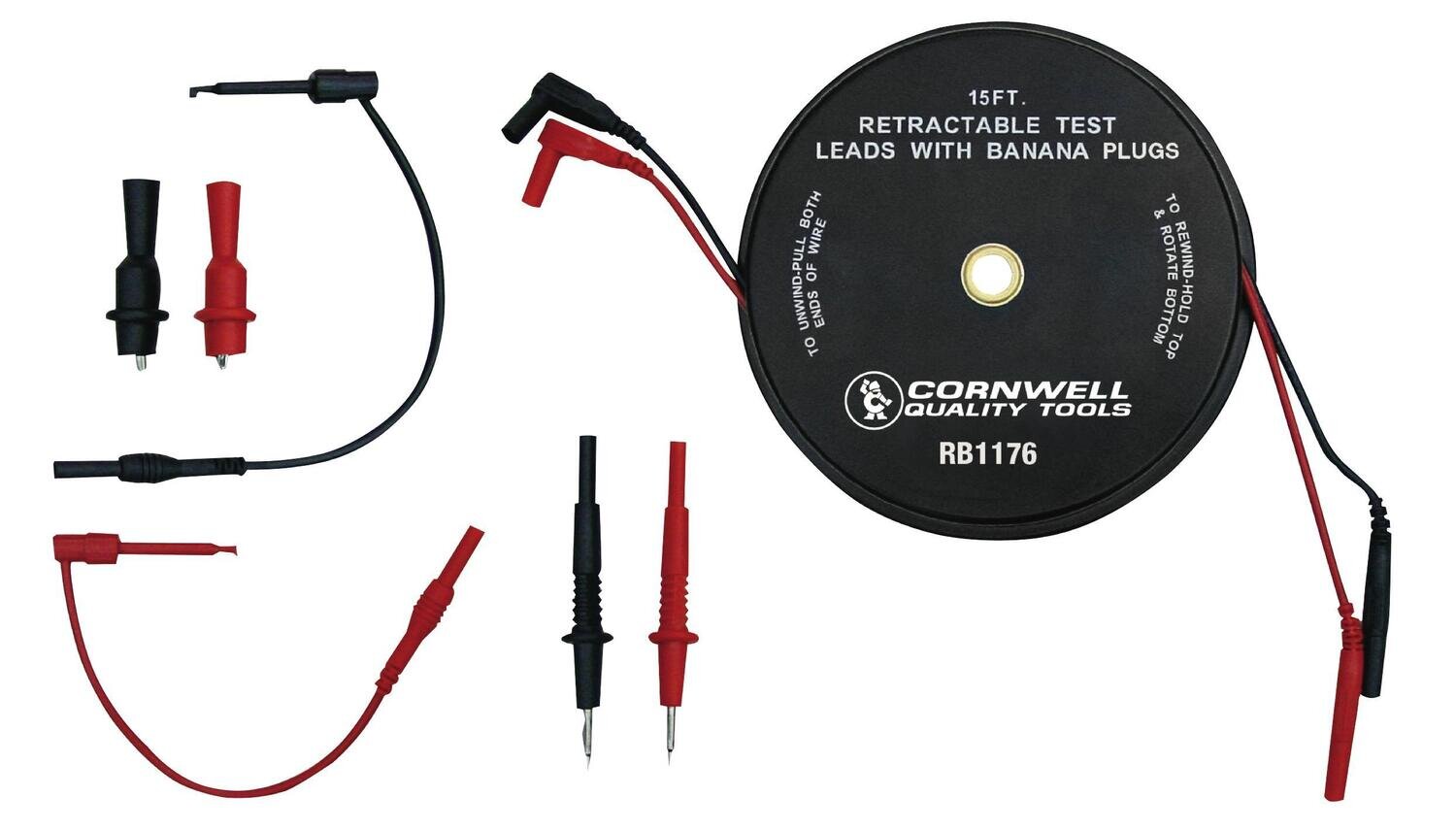 RB1176 7 Piece Retractable Test Lead Set
