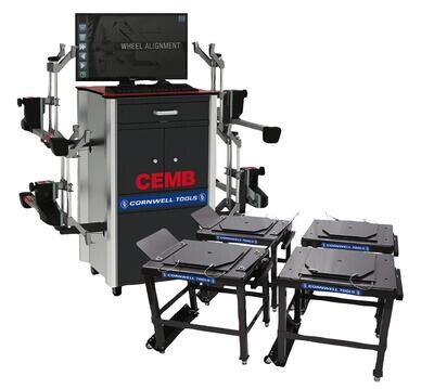 CMBCDWA1100CWAS - (DSO) Complete Wireless CCD Wheel Alignment System with Wheel Stands