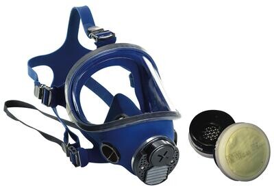 DN130M20DN5 - Comfort-Air® Full Facepiece Respirator w/ Organic Vapor Cartridge/N95 Prefilter & Retainer