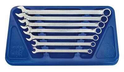 WCP17LST - 7 Piece SAE Extra Long Combination Wrench Set, 12 Point