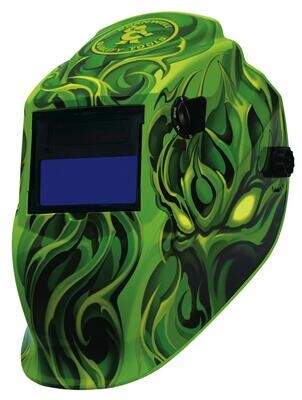 MMW58VG - Variable Shade Welding Helmet, Green Goblin