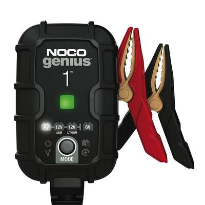 NOCGENIUS1 - 6V/12V 1A Battery Charger & Maintainer