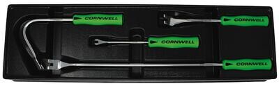 CTG1010SGB - 4 Piece Upholstery Tool Set, Neon Green