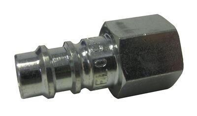AFCP90 - 1/4” Hi-Flo Steel Plug, 1/4” body x 1/4” FNPT Thread