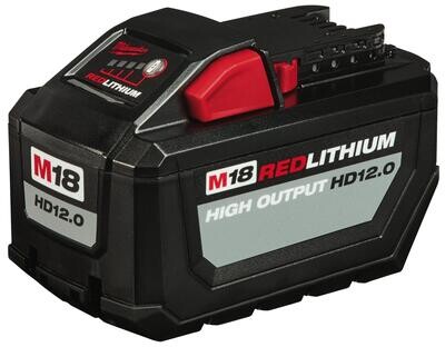 MWE48111812 - M18 REDLITHIUM™ HIGH OUTPUT™ HD12.0 Battery Pack