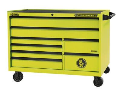 CTSASR578KLY - ARCA™ 57” 8-Drawer Double Bank Roller Cabinet, Lightning Yellow