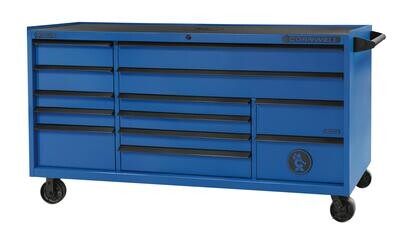 CTSASR7913KTB - ARCA™ 79” 13-Drawer Triple Bank Roller Cabinet, Torch Blue
