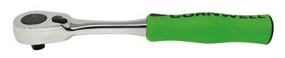 JR72HNGB - 3/8” Drive 72-Tooth Handled Ratchet, Neon Green