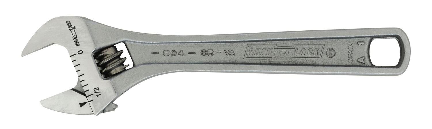 CL804 - 4.5" Chrome Adjustable Wrench