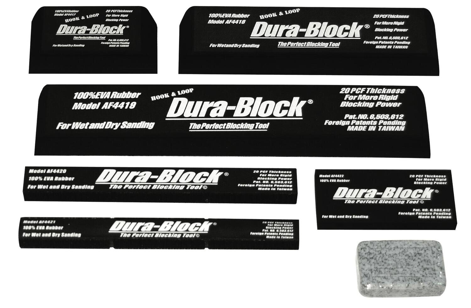 TAAF44HL - 6 Piece Dura-Block® Set with Hook and Loop