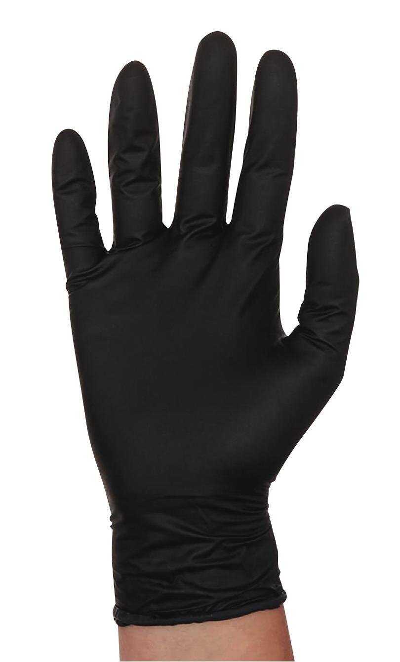 ZLGB311L - InTouch™ Black Nitrile Gloves, L