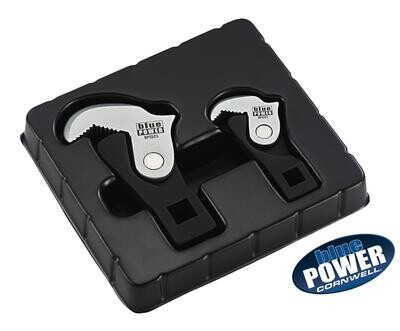 BPSLC2ST - 2 Piece bluePOWER® Spring Loaded Crowfoot Wrench Set